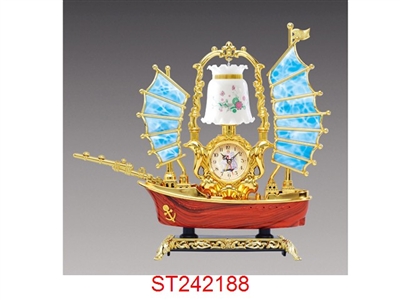帆船台灯钟 - ST242188