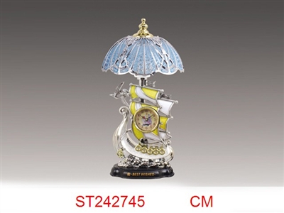 帆船台灯钟 - ST242745
