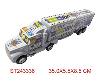 警车惯性货柜车 - ST243336