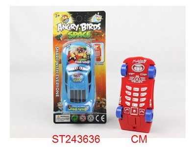 ANGRY BIRDS LABEL CAR STRAIGHT MOBILE - ST243636