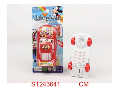DISNEY MICKEY MOUSE CAR STRAIGHT MOBILE - ST243641
