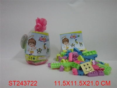 拉绳袋积木88PCS - ST243722