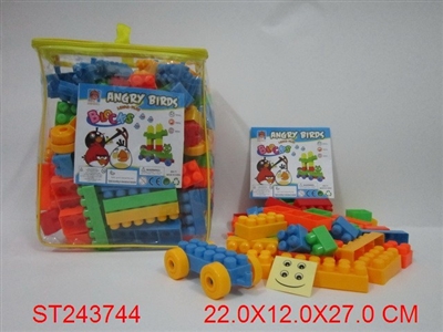 提袋愤怒小鸟 162PCS - ST243744
