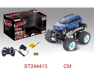 7/W R/C STUNT CAR WITH LIGHT & MUSIC - ST244413