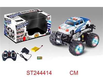 7/W R/C STUNT CAR WITH LIGHT & MUSIC - ST244414