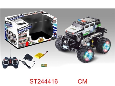 7/W R/C STUNT CAR WITH LIGHT & MUSIC - ST244416