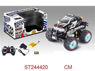 7/W R/C STUNT CAR WITH LIGHT & MUSIC - ST244420