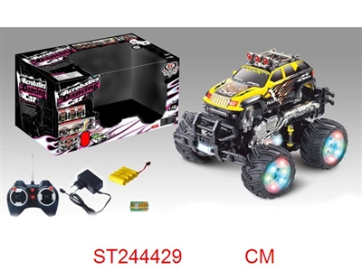 7/W R/C STUNT CAR WITH LIGHT & MUSIC - ST244429