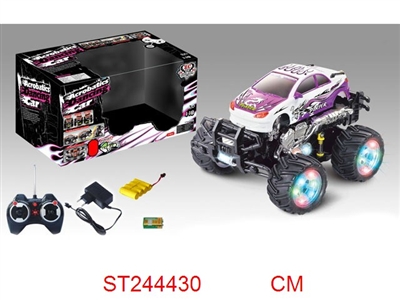 7/W R/C STUNT CAR WITH LIGHT & MUSIC - ST244430