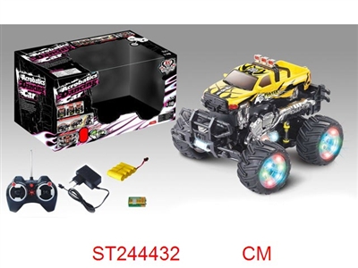 7/W R/C STUNT CAR WITH LIGHT & MUSIC - ST244432
