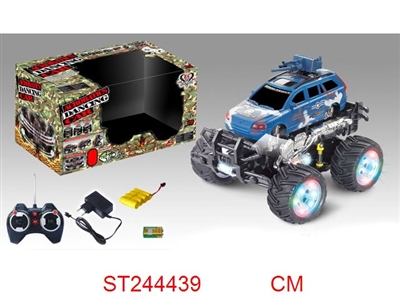 7/W R/C STUNT CAR WITH LIGHT & MUSIC - ST244439