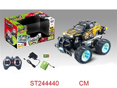 R/C STUNT CAR WITH LIGHT & MUSIC - ST244440