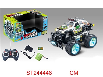 R/C STUNT CAR WITH LIGHT & MUSIC - ST244448