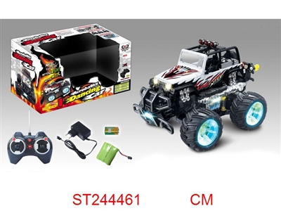 R/C STUNT CAR WITH LIGHT & MUSIC - ST244461