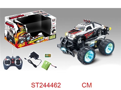R/C STUNT CAR WITH LIGHT & MUSIC - ST244462