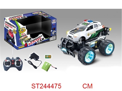 R/C STUNT CAR WITH LIGHT & MUSIC - ST244475