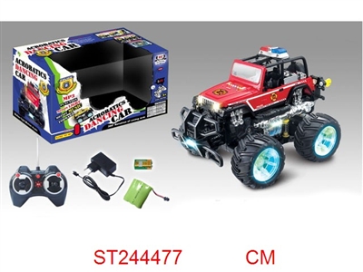 R/C STUNT CAR WITH LIGHT & MUSIC - ST244477