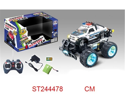 R/C STUNT CAR WITH LIGHT & MUSIC - ST244478