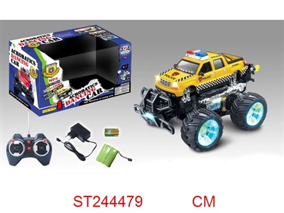 R/C STUNT CAR WITH LIGHT & MUSIC - ST244479