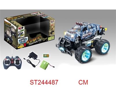R/C STUNT CAR WITH LIGHT & MUSIC - ST244487