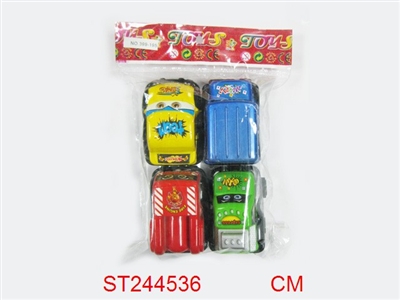 四款卡通喷漆回力车 - ST244536