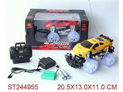 1:18 4W R/C CROSS-COUNTRY CAR WITH LIGHT(CHARGER/INCLUDED BATTERY) - ST244955
