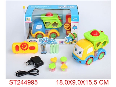 1:28 4W R/C CARTOON CAR WITH LIGHT(CHARGER/INCLUDED BATTERY) - ST244995