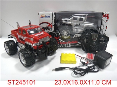1:18 4W R/C CROSS-COUNTRY CAR WITH LIGHT(INCLUDED BATTERY) - ST245101