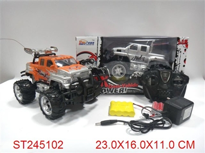 1:18 4W R/C CROSS-COUNTRY CAR WITH LIGHT(INCLUDED BATTERY) - ST245102