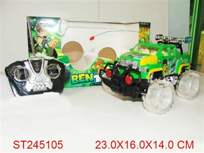 1:18 BEN10 4W R/C CROSS-COUNTRY CAR WITH LIGHT - ST245105