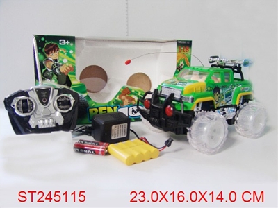 1:18 BEN10 4W R/C CROSS-COUNTRY CAR WITH LIGHT - ST245115