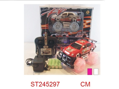 1:24 4/W R/C CAR WITH LIGHT - ST245297