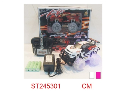 1:24 4/W R/C CAR WITH LIGHT - ST245301