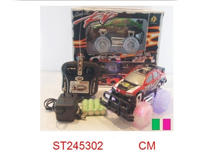 1:24 4/W R/C CAR WITH LIGHT - ST245302