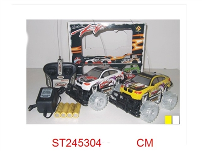 1:24 4/W R/C CAR WITH LIGHT - ST245304