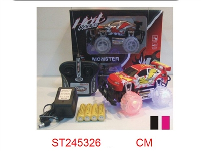 1:24 4/W R/C CAR WITH LIGHT & MUSIC - ST245326