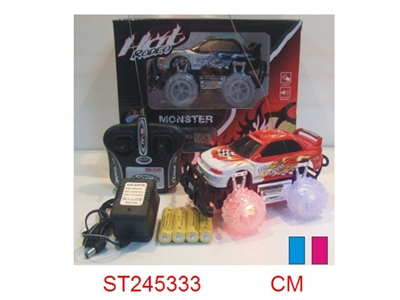 1:24 4/W R/C CAR WITH LIGHT & MUSIC - ST245333