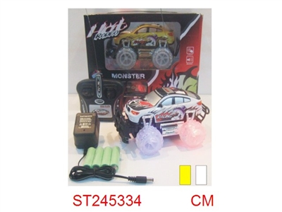 1:24 4/W R/C CAR WITH LIGHT & MUSIC - ST245334