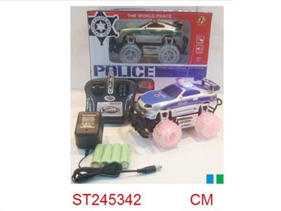 1:24 4/W R/C CAR WITH LIGHT & SOUND - ST245342