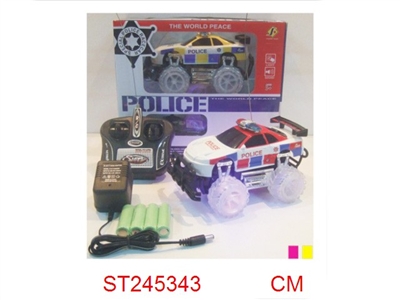 1:24 4/W R/C CAR WITH LIGHT & SOUND - ST245343