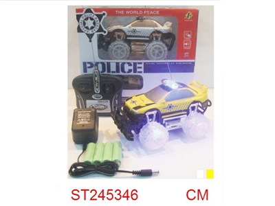 1:24 4/W R/C CAR WITH LIGHT & SOUND - ST245346