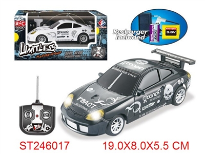 1:24 R/C CAR WITH LIGHT(INCLUDED BATTERY) - ST246017