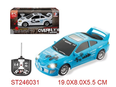1:24 R/C CAR WITH LIGHT - ST246031