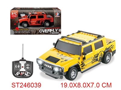 1:24 R/C CAR WITH LIGHT - ST246039