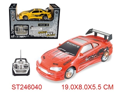 1:24 R/C CAR WITH LIGHT(NOT INCLUDED BATTERY) - ST246040