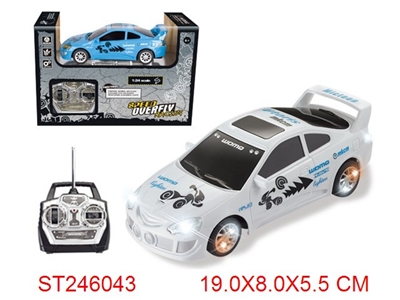 1:24 R/C CAR WITH LIGHT(NOT INCLUDED BATTERY) - ST246043