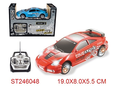 1:24 R/C CAR WITH LIGHT(NOT INCLUDED BATTERY) - ST246048