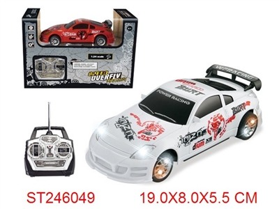 1:24 R/C CAR WITH LIGHT(NOT INCLUDED BATTERY) - ST246049