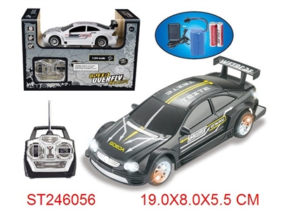 1:24 R/C CAR WITH LIGHT&MUSIC(INCLUDED BATTERY) - ST246056