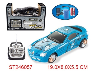 1:24 R/C CAR WITH LIGHT&MUSIC(INCLUDED BATTERY) - ST246057